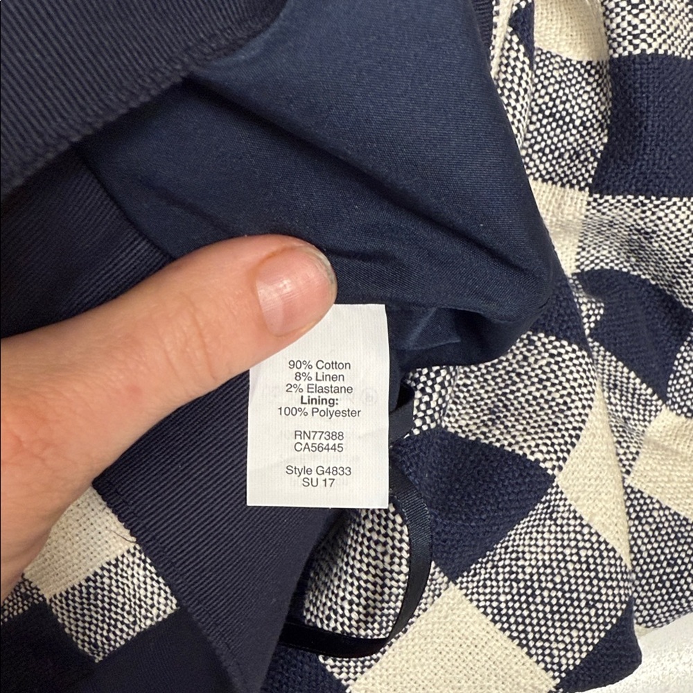 J. Crew Black and White Plaid‎ Pencil Skirt - Picture 8 of 9